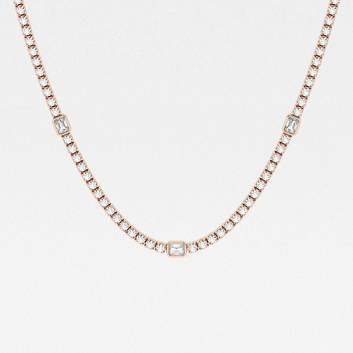 näas Empowering Station Radiant Tennis Necklace